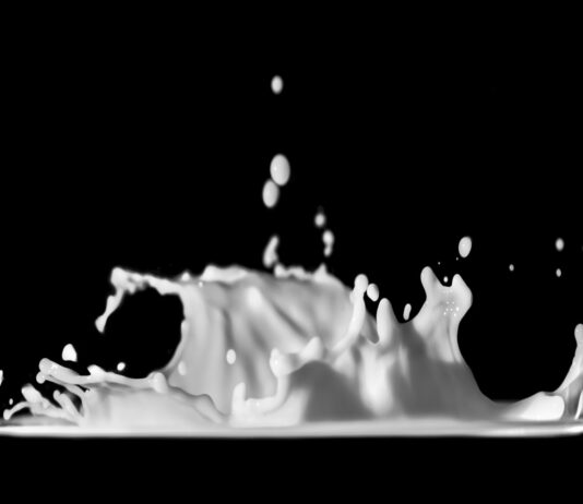 뼈의 건강을 지키는 첫걸음, 골다공증 예방 이렇게 실천하세요 a black and white photo of a liquid splash